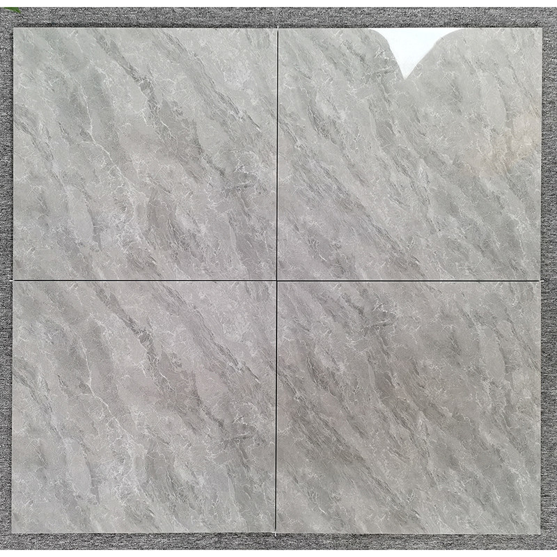 Alto de Gray Marble Polished Porcelain Tile brillante para la cocina interior de la sala de estar
