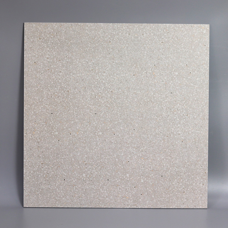 teja rústica blanca del terrazo de la porcelana de los 60x60cm que suela Gray Small Pots Anti Skid