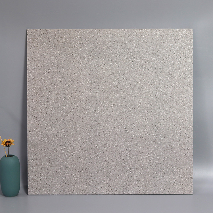 teja rústica blanca del terrazo de la porcelana de los 60x60cm que suela Gray Small Pots Anti Skid