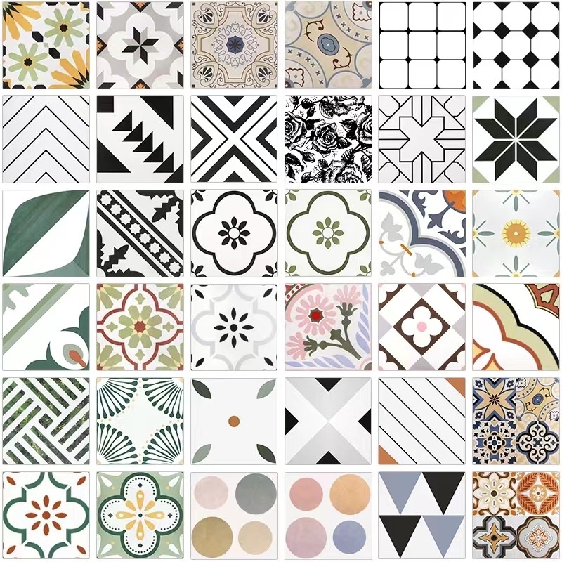 Tejas decorativas del piso y de la pared del estilo de la cocina de la porcelana marroquí del cuarto de baño 300x300m m