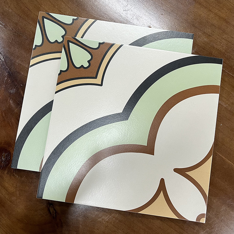 Tejas decorativas del piso y de la pared del estilo de la cocina de la porcelana marroquí del cuarto de baño 300x300m m