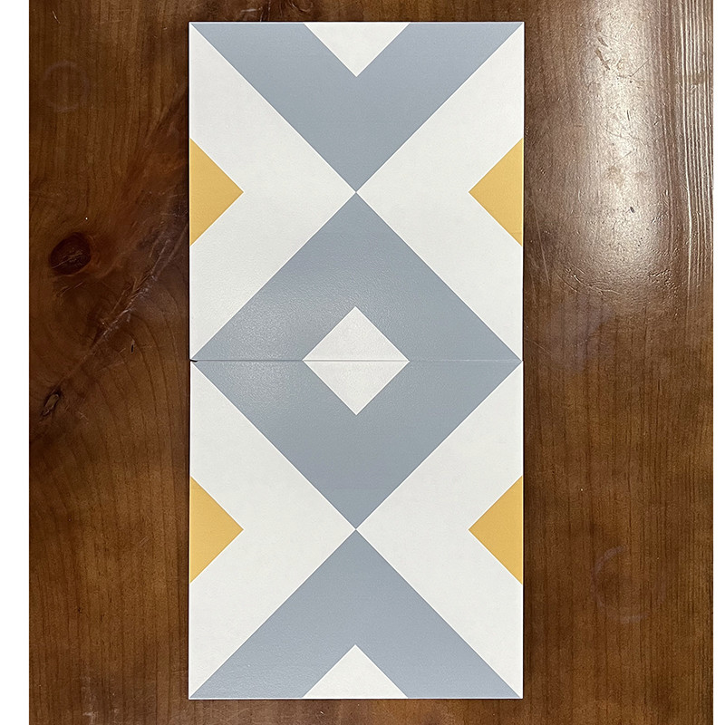 Teja decorativa rústica de la flor de la porcelana para el piso y la pared del servicio del dormitorio de la cocina