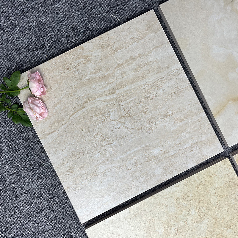 El diseño moderno del piso esmaltó la porcelana anaranjada clara los 30x30cm del cuarto de baño de las baldosas cerámicas