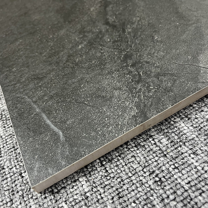 No deslice a Matt 60 x 120 esmaltó las baldosas cerámicas Grey For Living Room Floor oscuro rústico