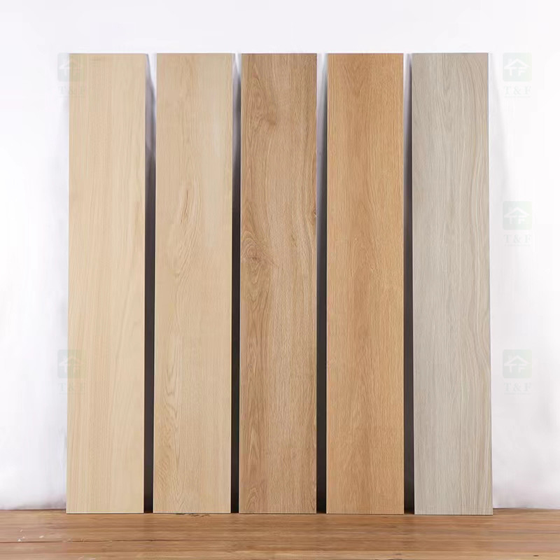Baldosas cerámicas del grano de madera del diseño del efecto del final, suelo 150 x 900m m de la teja del tablón de la porcelana