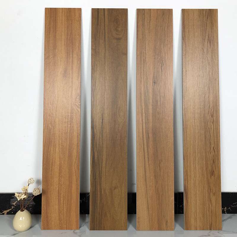 Baldosas cerámicas del grano de madera del diseño del efecto del final, suelo 150 x 900m m de la teja del tablón de la porcelana