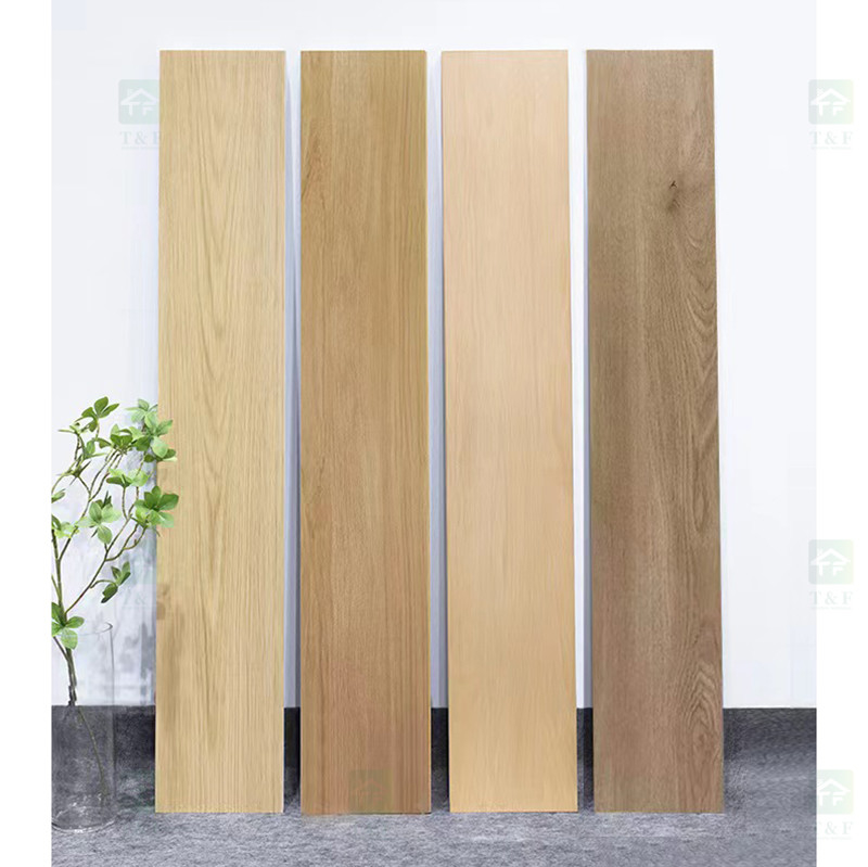Baldosas cerámicas del grano de madera del diseño del efecto del final, suelo 150 x 900m m de la teja del tablón de la porcelana