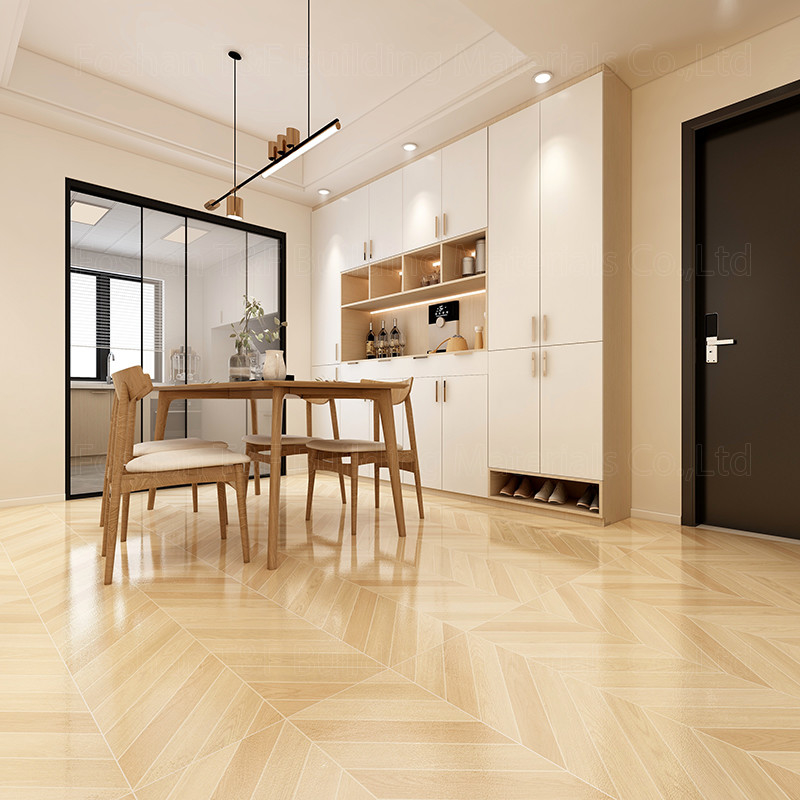 las tejas de madera de la porcelana del efecto de 600*1200m m no se deslizan esmaltado para la sala de estar