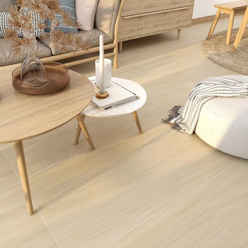 baldosa rústica esmaltada de cerámica de la porcelana de los tablones de 600x1200m m para el chalet casero del hotel