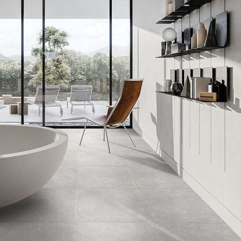 La porcelana esmaltada resbalón anti teja las baldosas del cemento de 600x600m m para la cocina/el cuarto de baño