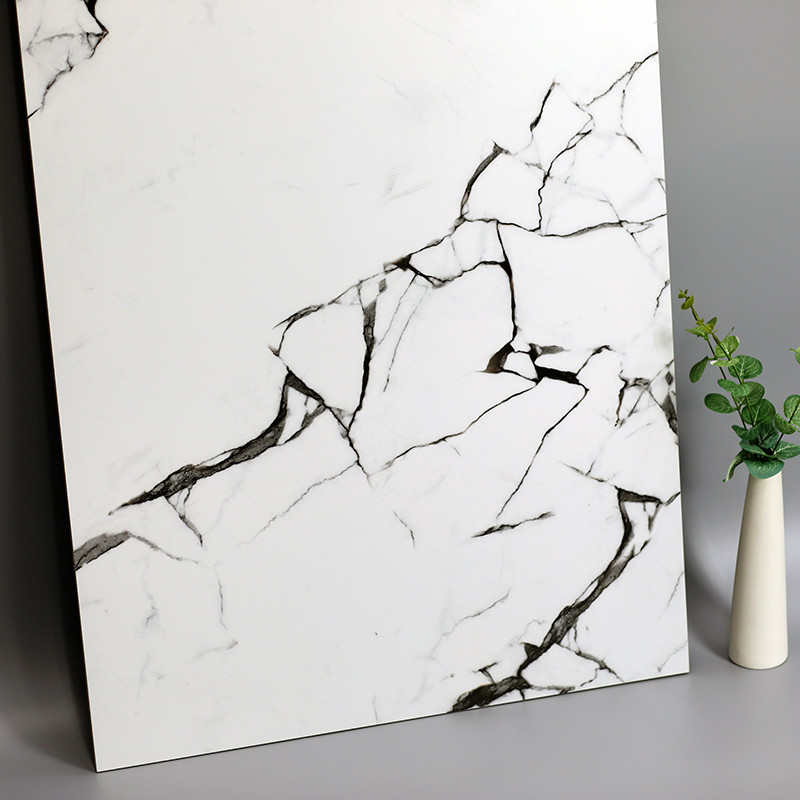 pared y baldosa modernas blancas del cuarto de baño de la casa de los 60x120cm Matt Marble Porcelain Floor Tile