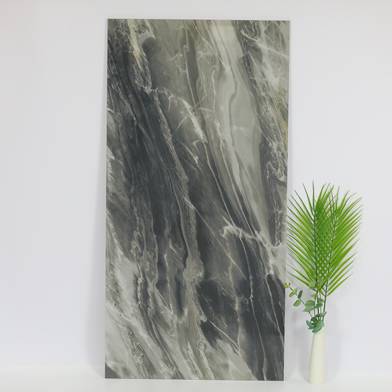 tejas del piso y de la pared del cuarto de baño de 600*1200m m Grey Marble Floor Tiles For