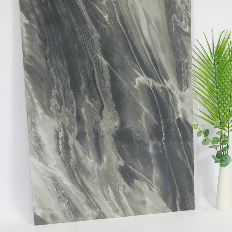 tejas del piso y de la pared del cuarto de baño de 600*1200m m Grey Marble Floor Tiles For