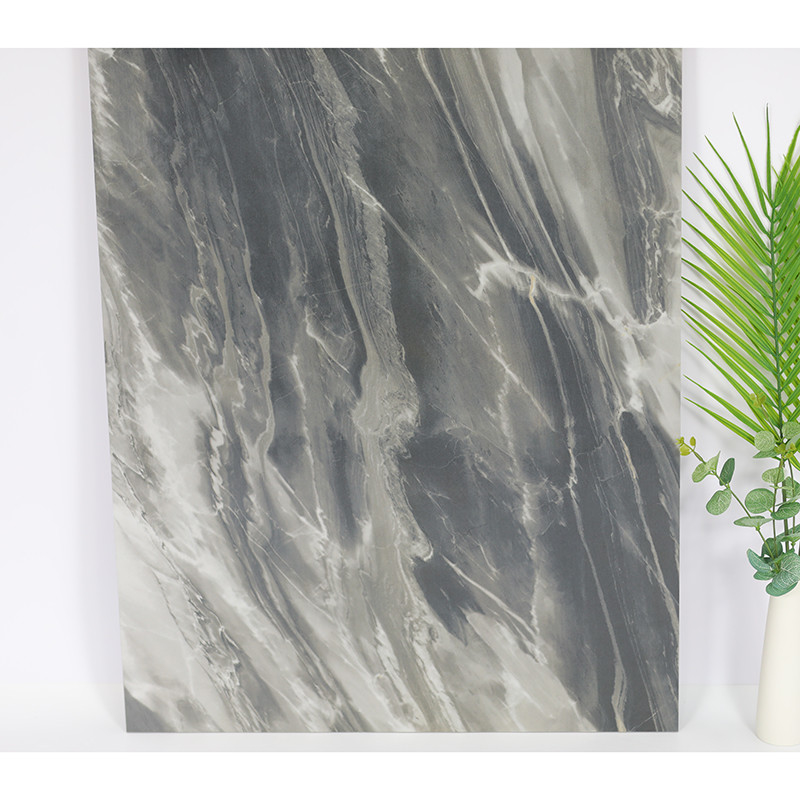 tejas del piso y de la pared del cuarto de baño de 600*1200m m Grey Marble Floor Tiles For