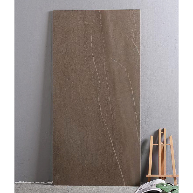 Baldosas interiores del nuevo del estilo de Foshan color de Brown, tejas rústicas de la pared 600x1200