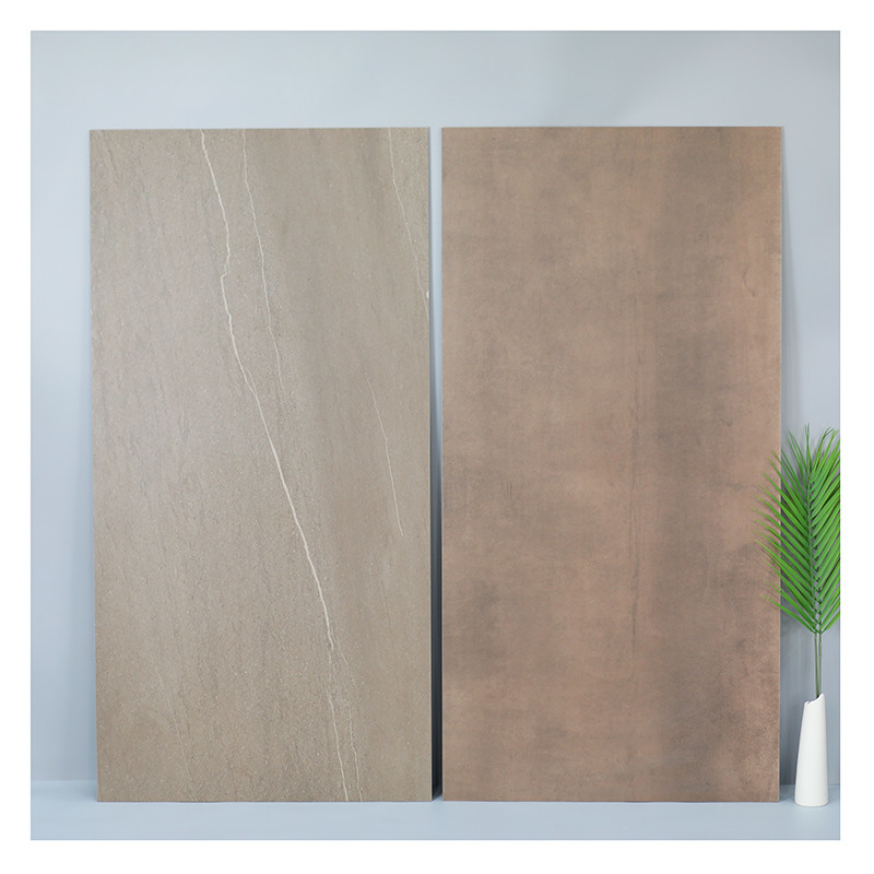 Baldosas interiores del nuevo del estilo de Foshan color de Brown, tejas rústicas de la pared 600x1200