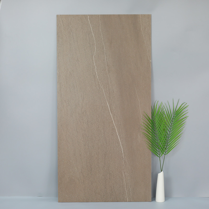 Baldosas interiores del nuevo del estilo de Foshan color de Brown, tejas rústicas de la pared 600x1200