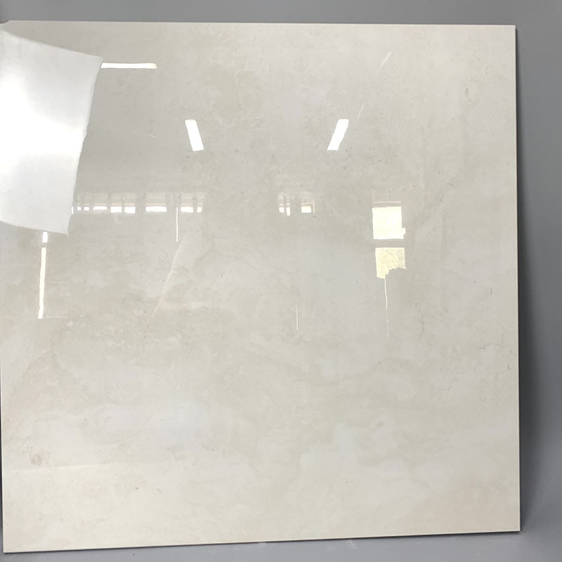 el cuerpo completo de 600x600m m que el color blanco pulió la pared que solaba de mármol esmaltada teja resbalón anti