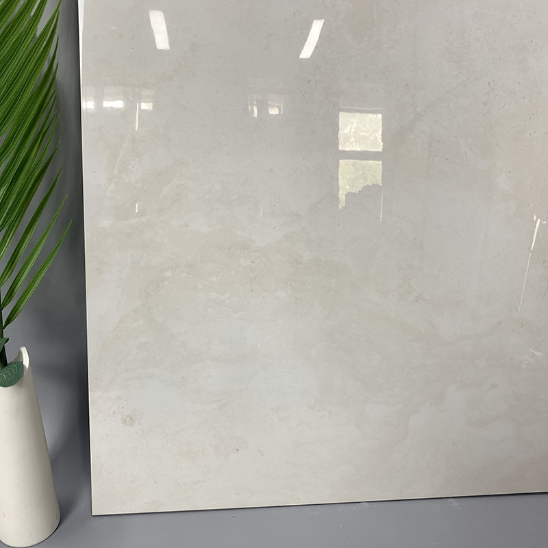 el cuerpo completo de 600x600m m que el color blanco pulió la pared que solaba de mármol esmaltada teja resbalón anti