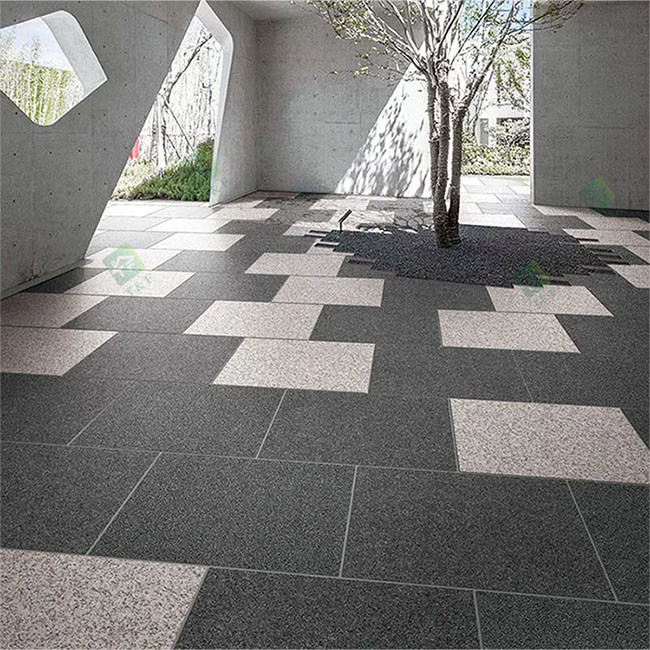 Las tejas al aire libre acabadas ásperas de la porcelana concreta rústica no deslizan los 2cm para la calzada