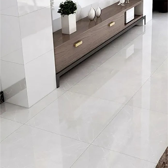 Altas baldosas brillantes de la porcelana de Gray Nature Texture Glazed Polished 600*600m m