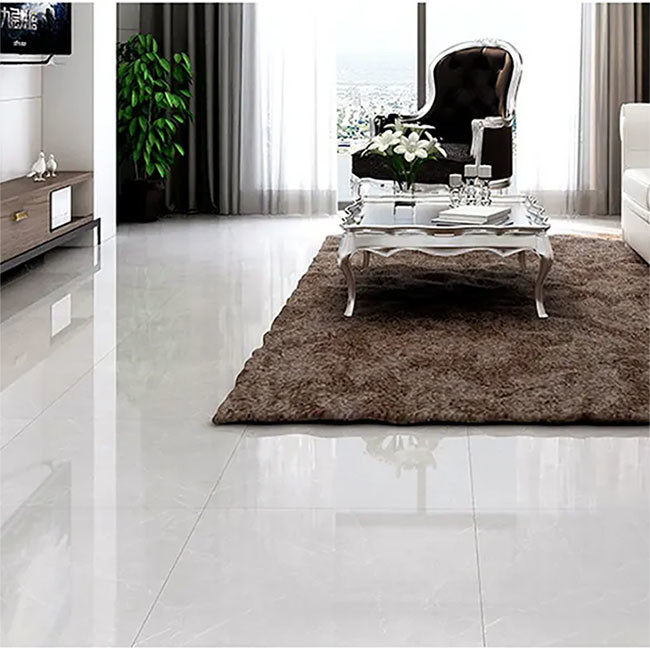 Altas baldosas brillantes de la porcelana de Gray Nature Texture Glazed Polished 600*600m m
