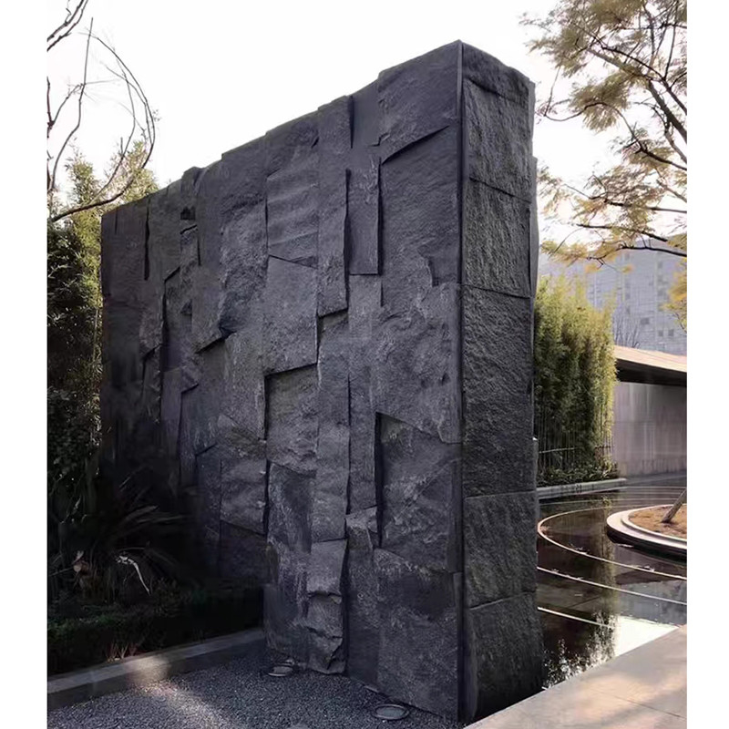 Los paneles de piedra del falso de la cultura de la PU del poliuretano revestimiento al aire libre interior artificial de la pared 3D