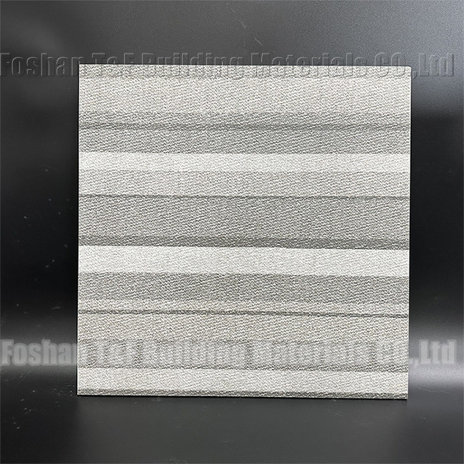 Hoteles Apartamentos Alfombras de piso de porcelana azulejos de cerámica textura anti-deslizante patrón de tira