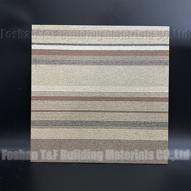 Hoteles Apartamentos Alfombras de piso de porcelana azulejos de cerámica textura anti-deslizante patrón de tira