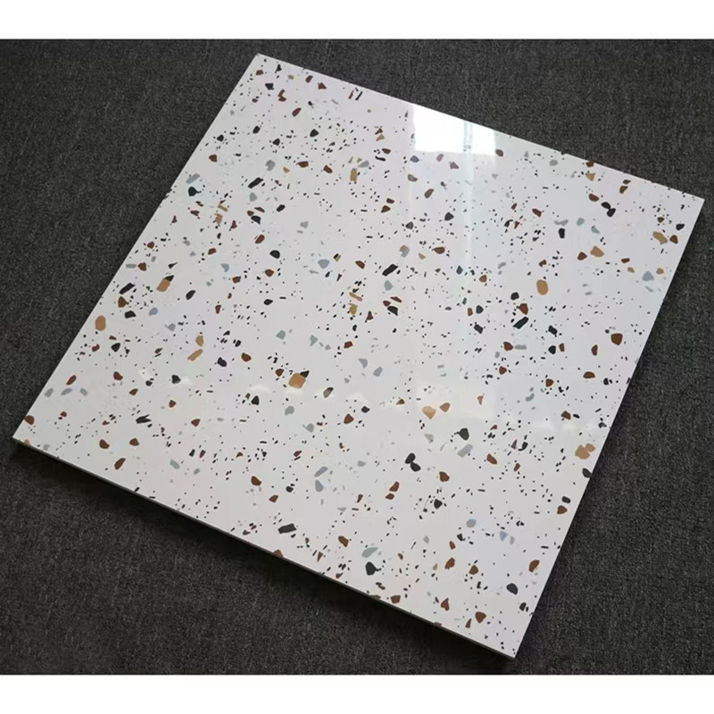 el alto lustre de los 60x60cm pulió las tejas esmaltadas del terrazo para el piso de la pared del cuarto de baño de la cocina de la sala de estar