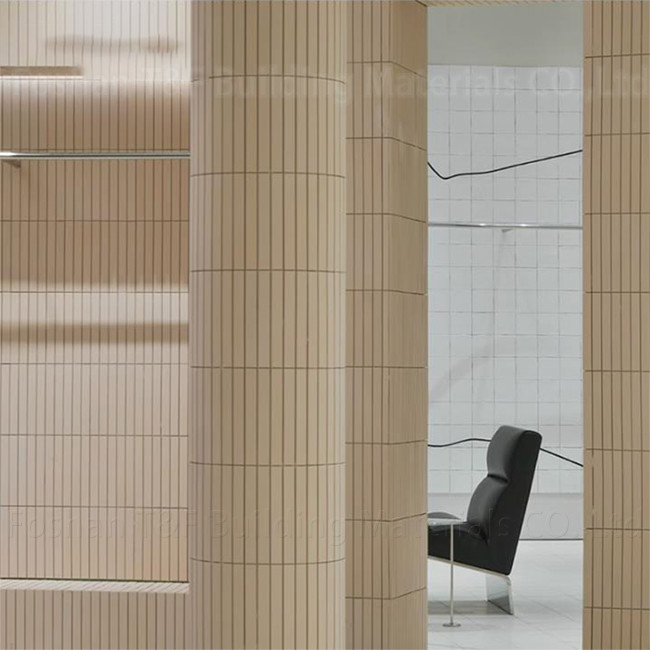 Mosaico Tienda de ropa amarillo claro Marmoles de piedra Tiles de pared de fondo comercial de banda larga
