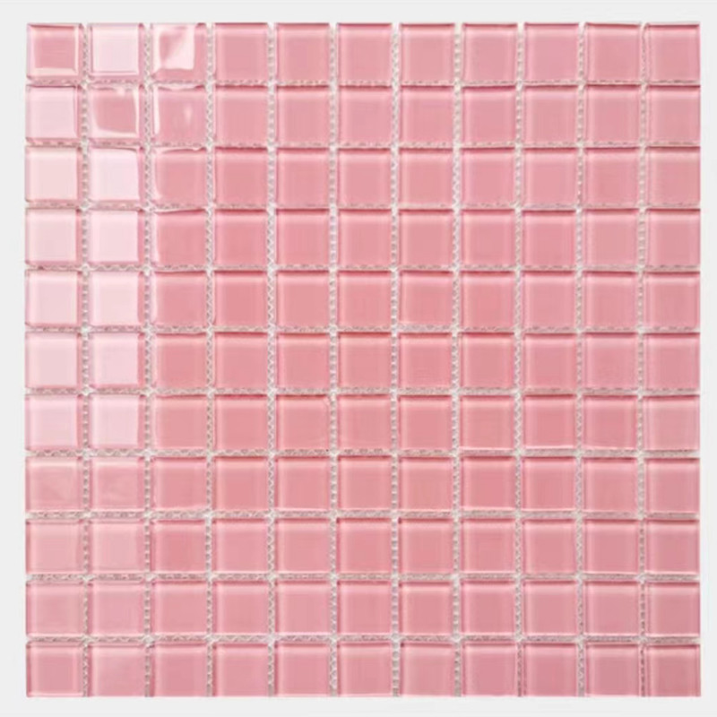 teja de 300x300m m Crystal Glass Mosaic Floor Wall para la cocina Backsplash de la piscina del cuarto de baño