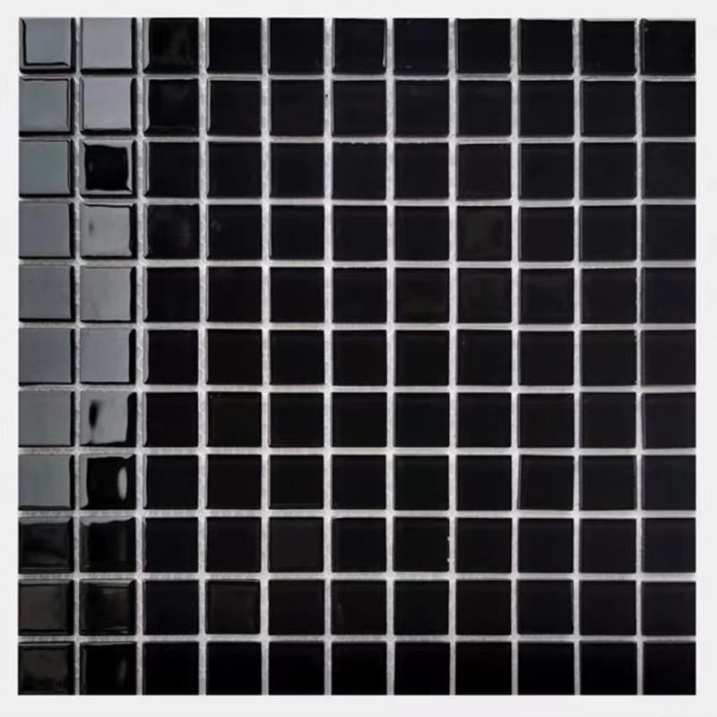 teja de 300x300m m Crystal Glass Mosaic Floor Wall para la cocina Backsplash de la piscina del cuarto de baño