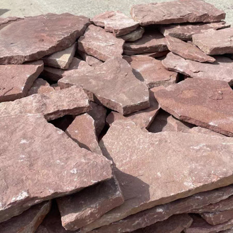 3D piedras de mármol natural aleatoria pizarra oxidada enrejada piedra de bandera jardín exterior pavimentadores de suelo azulejos de pared