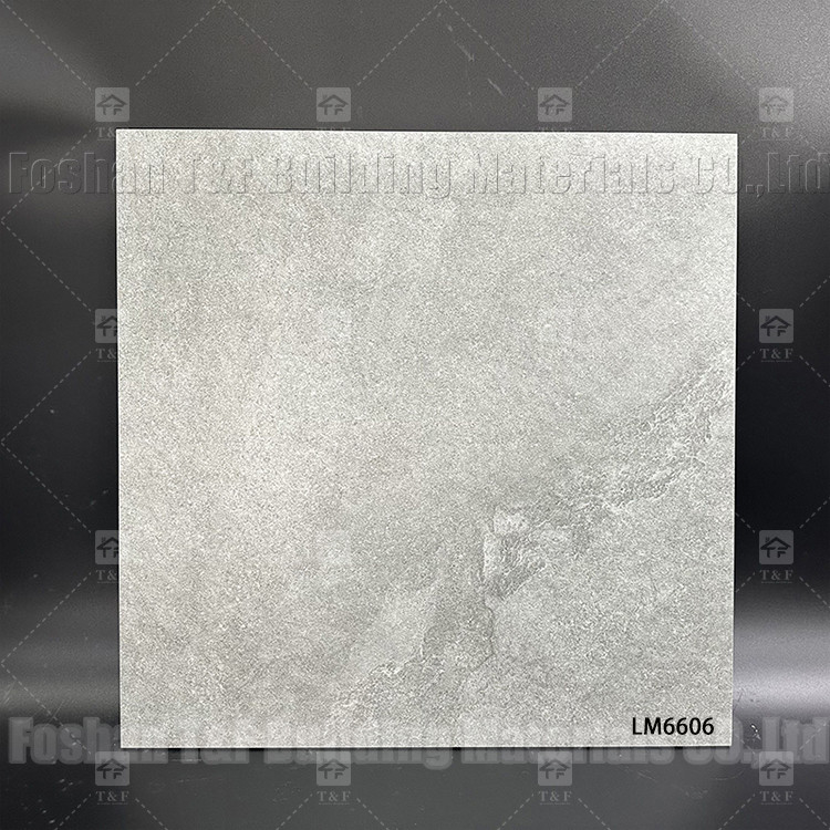 60x60mm azulejos de cerámica de mármol gris para piso y pared dormitorio azulejos de porcelana rústica