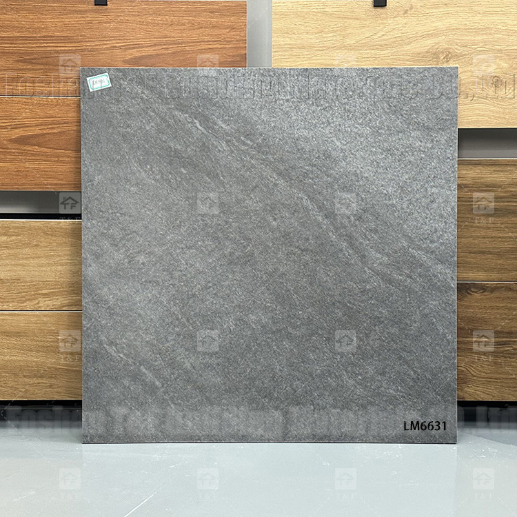 60x60mm azulejos de cerámica de mármol gris para piso y pared dormitorio azulejos de porcelana rústica