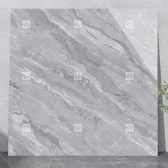 Lujo de cuerpo completo de mármol alto brillante porcelana azulejos acristalados para el salón