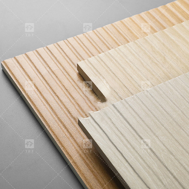 Grill Pull Trough Imitación Madera Grano azulejos cerámicos Balcón suelo textura de lujo Pared de fondo