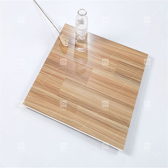 600x600mm Tejas de suelo rústicas de cuerpo entero Tejas de porcelana no resbaladizas de superficie de textura de madera