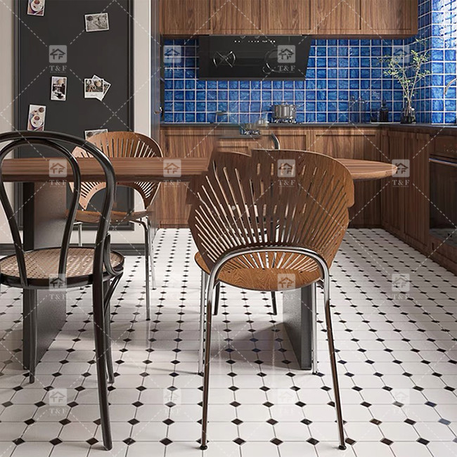 Carrara clásico de piedra de mármol natural mosaico porcelana azulejos para el suelo y la pared