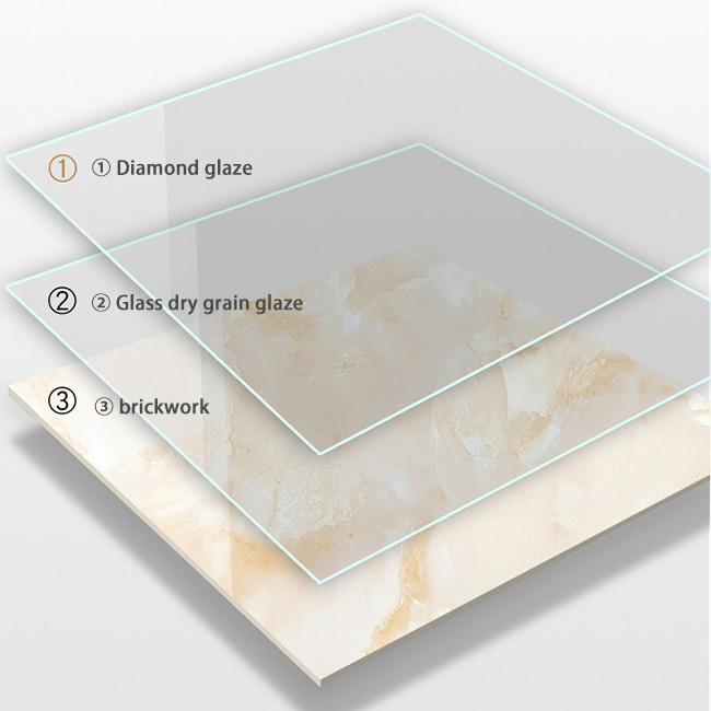 Anti-deslizamiento de porcelana de vidrio completo 800x800mm Diamante de piso de la sala de estar Jade Noble