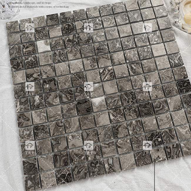 Camisetas de mosaico de piedra de mármol natural Pisos de baño Pisos de piscifactor Pisos de estanque Antiguo fondo de pared
