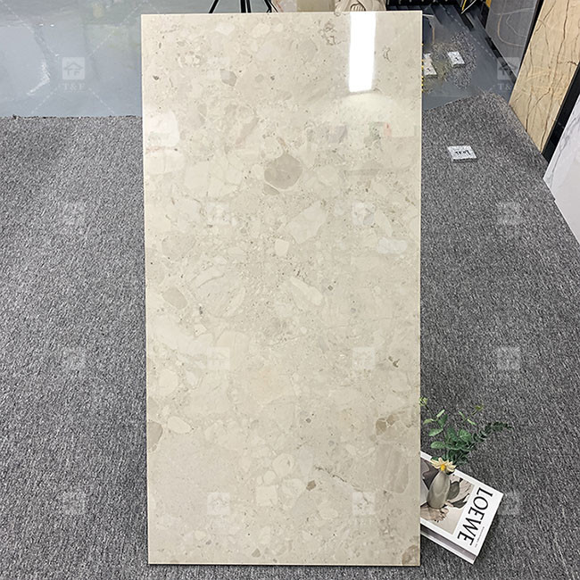 Lujo 600x1200mm Cuerpo completo brillante pulido azulejos de vidrio para el suelo azulejos de porcelana de mármol