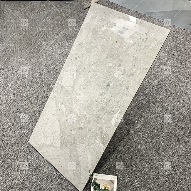 Lujo 600x1200mm Cuerpo completo brillante pulido azulejos de vidrio para el suelo azulejos de porcelana de mármol