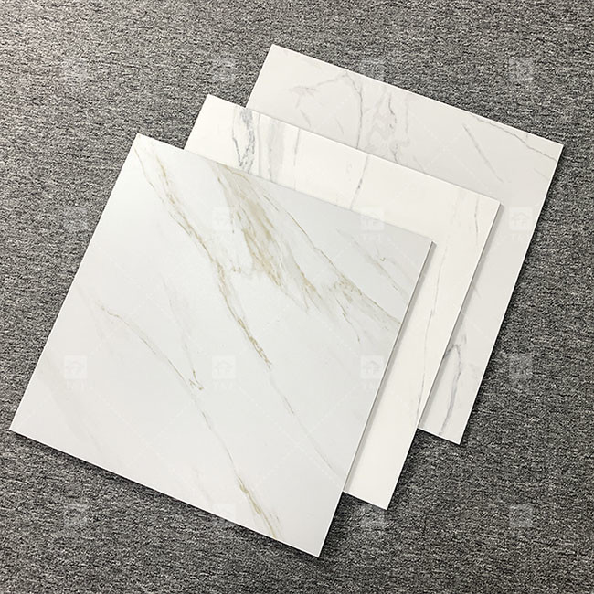 Marmol de color blanco aspecto de porcelana azulejos rústicos para el dormitorio o la cocina