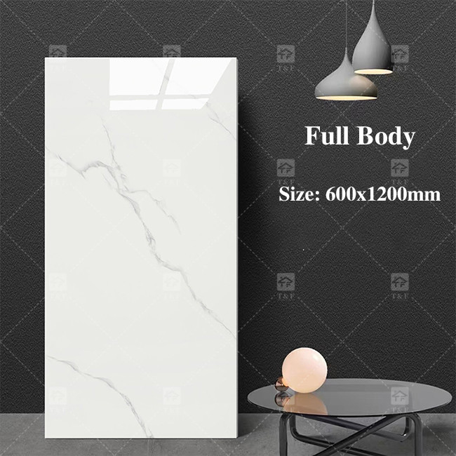 Moderno gran porcelana acristalada azulejos de mármol gris para el interior de la pared de forma cuadrada