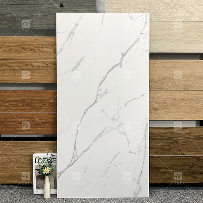 Marmol de aspecto blanco Carrelage Porcelanto pulido Rusitc porcelana cerámica azulejos de suelo