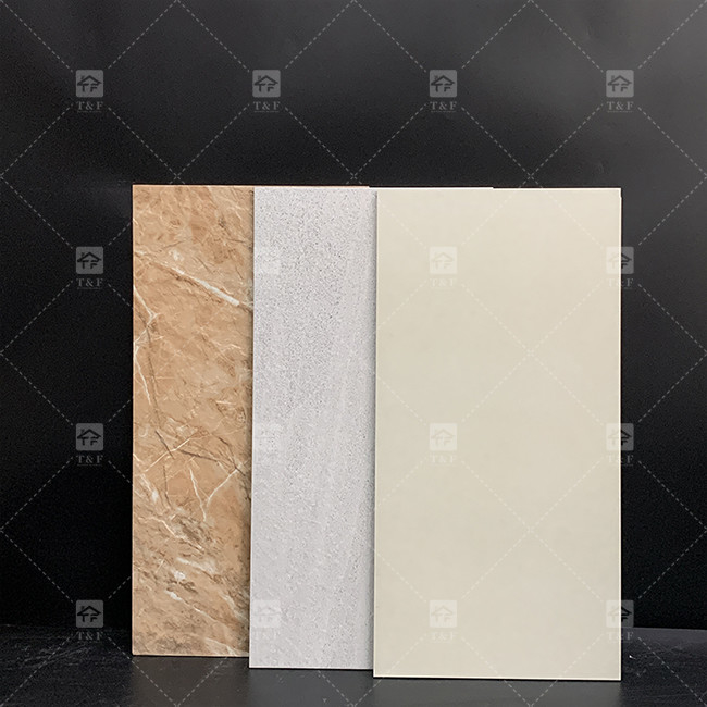 300x600mm Tejas cerámicas 3D mate Decoración de paredes exteriores Tejas de porcelana para pared