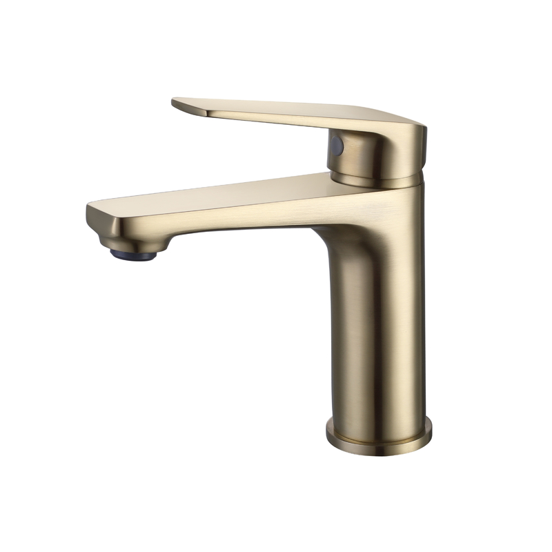Grifos del lavabo del cuarto de baño del sólido de latón calientes y grifo superficial fresco del mezclador del lavabo de Chrome
