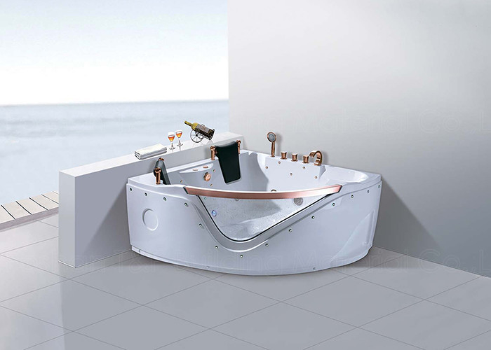 Tina de Jacuzzi del cuarto de baño de Hydromassage con la instalación de la esquina de 2 asientos